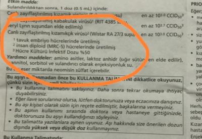 'Aşılarda insan cenini kullanıyoruz!