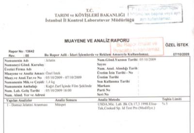 Gıdalara domuz jelatini